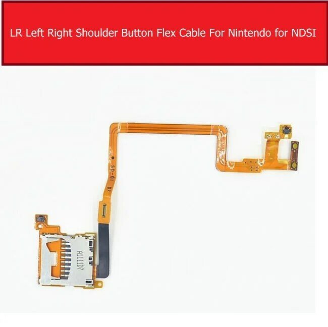 LR lewego prawego przycisku na ramię Flex kabel do konsoli Nintendo kontrola dźwięku dla Ndsi część wymienna do tabletu naprawa części wysokiej jakości