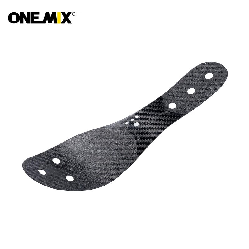 ONEMIX-Semelles intérieures épaisses en fibre de carbone pour la course, l'offre elles intérieures de sport de randonnée, pelle à 45 °, chaussures de plein air