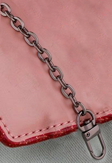 New O Shape Bag Chain 6mm Metal Replacement Purse Chain Shoulder Crossbody Bag Strap for Cluth Small Handbag Handle DIY Fashion