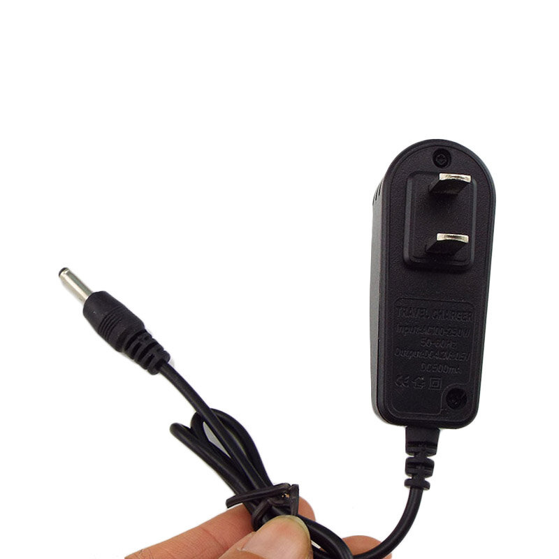 3.5mmx1.35mm 4.2V 500ma AC to DC 100V-240V Charger Adapter Power Supply Converter for CCTV Camera LED Lamp Strip US Plug
