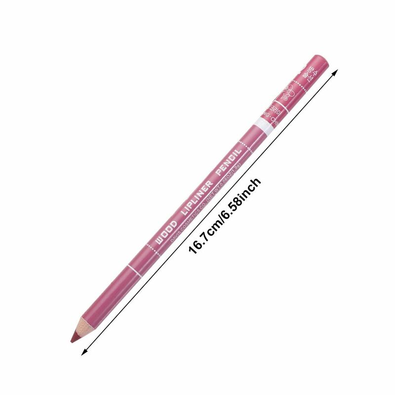 Hot Sale! Colorful Eyeliner Pencil Lip liner Pen Wood Professional Lady Charming Long Lasting Waterproof Makeup Cosmetic Tool