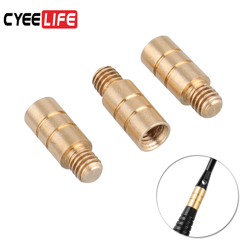 CyeeLife 3pcs 2g Dart Weight Add Accentuator Tool Copper 2BA Thread Dart Accessories