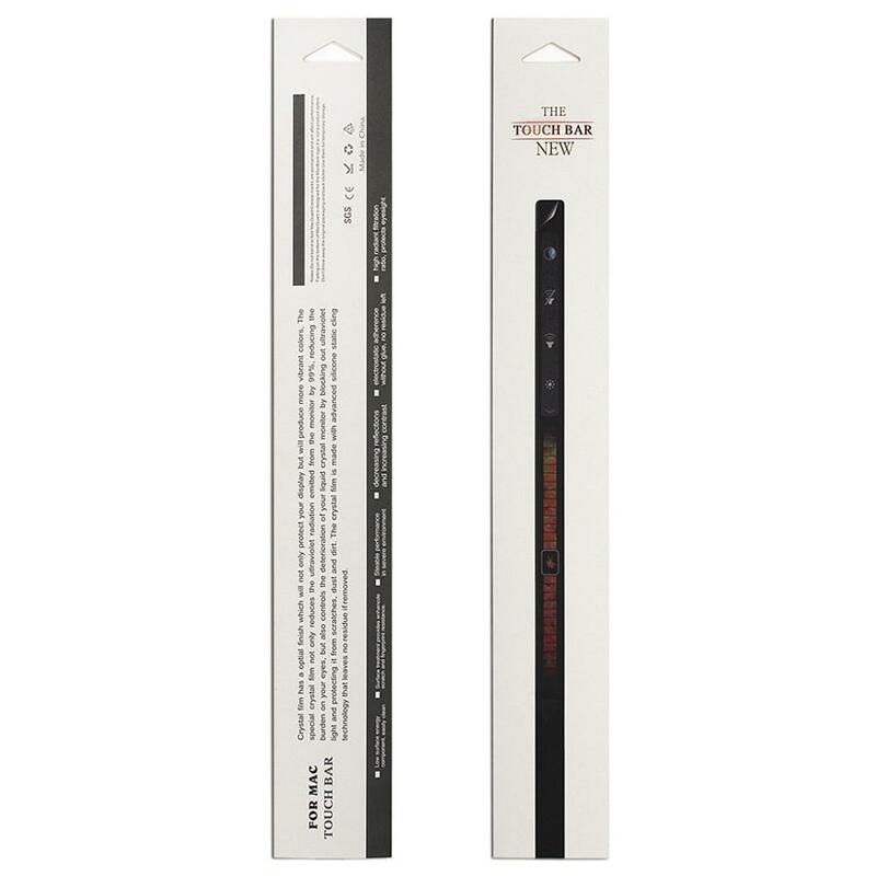 Naklejki Touch bar Protector skóra foliowa naklejki dla Mac-book pro 13 15 2019 2017 2019 A2159 A1706 A1989 A1707 A1990 dotykowy Bar