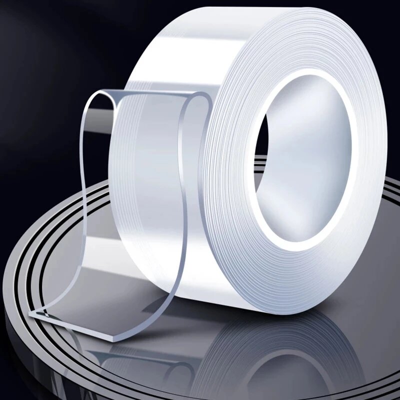 1M/2M/3/5M Nano Tape Dubbelzijdige Tape Transparante Notrace Herbruikbare Waterdichte Lijm tape Reinigbare Thuis Gekkotape