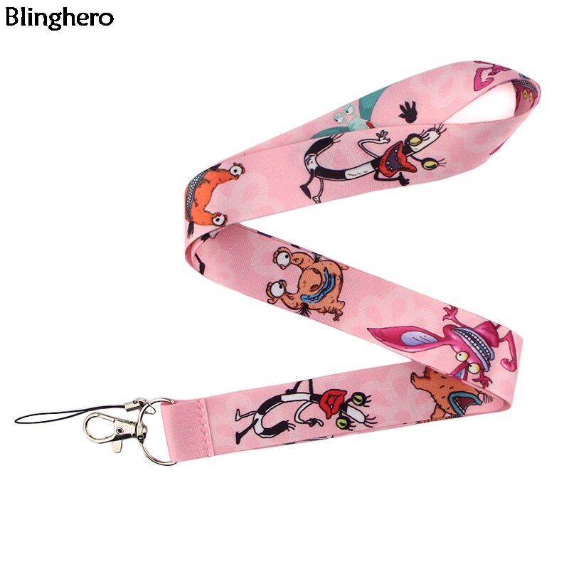 Blinghero Horror Monsters Lanyard For keys Funny Phone Holder Neck Straps Kids Accessories Cartoon Hang Ropes BH0169