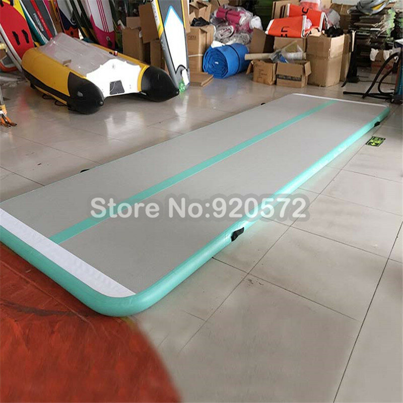 2021 New Airtrack 4m 5m 6m Inflatable Air Tumble Track Gymnastics Gym Mat Yoga Inflatable Air Gym Air Track Home use On Sale