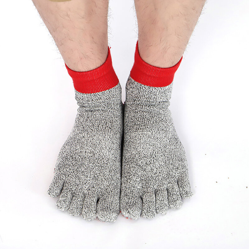 Anti-cut Split Toe Socken 5-ebene Cut Widerstand Barfuß Schutz Nicht-slip Outdoor Camping Strand Tragen-beständig Wandern Socken