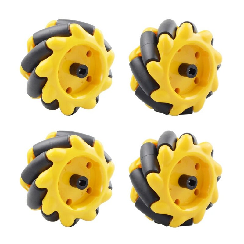 60mm Mecanum Rad omni direktion aler Reifen mit 4 stücke Legos Motor verbinder für Arduino Himbeer Pi DIY RC Spielzeug teile