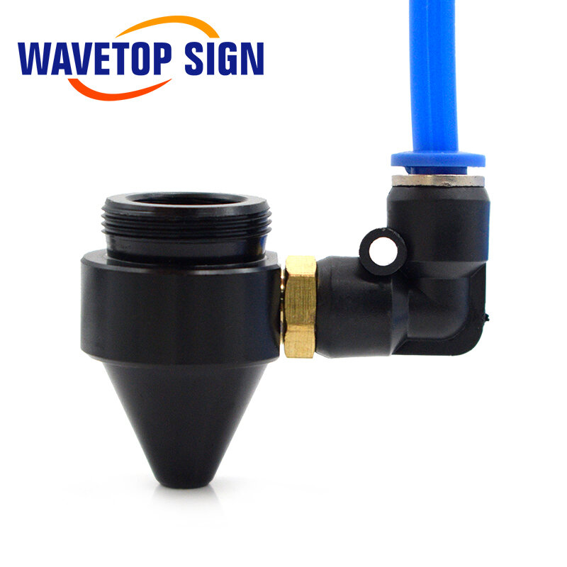 Wavetopsign-bico de ar para máquina de corte e gravação, serve para lentes dia.20 fl50.8 ou cabeça de laser co2