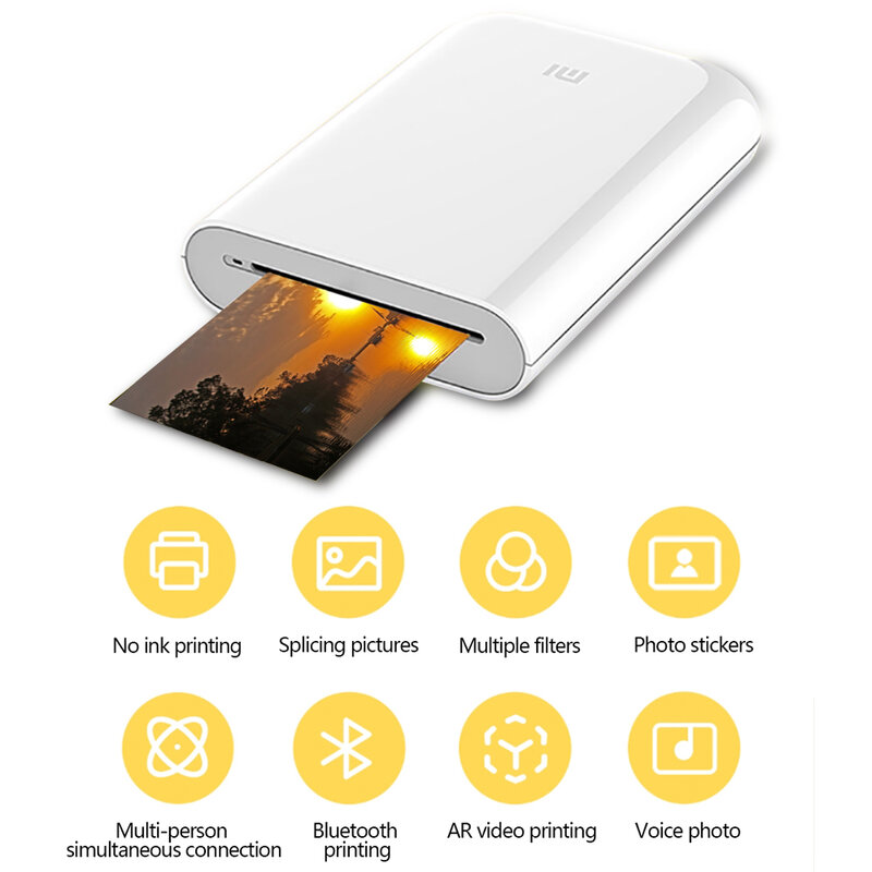 Fogli di stampa fotografica autoadesivi ZINK originali per stampante tascabile Xiaomi per stampante fotografica tascabile Mini Xiaomi da 3 pollici solo Pape