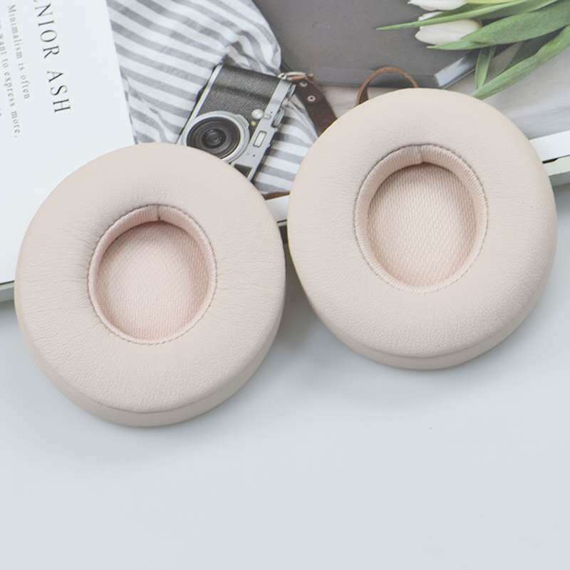 Replacement Ear Cushion Earpads For Solo 2 3 Wireless Ear Pads Earbuds For Beats Solo3 Wireless Headphone Earpads Black printing