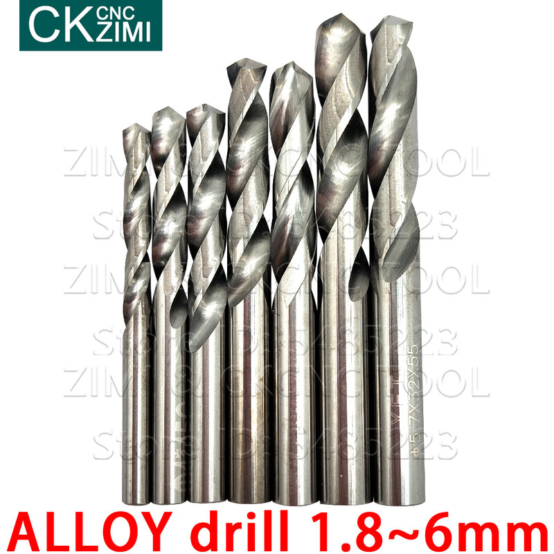 1P 1.8-6Mm Karbida Bor Bit untuk Stainless Steel Kayu Mata Bor Lubang Bor Cutter pengeboran Logam Mesin Bubut CNC