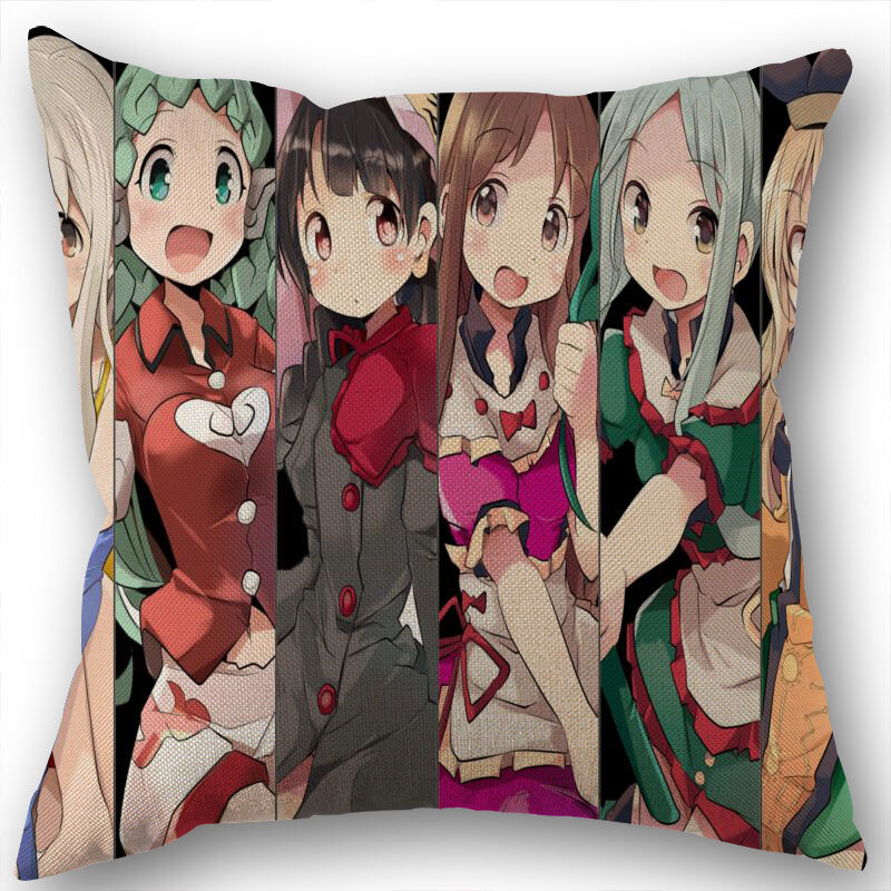 TouHou Project Pillowcase Cotton Linen Fabric Square Zippered Pillow Cover Office Family Decoration 45X45cm Eco-Friendly 1210