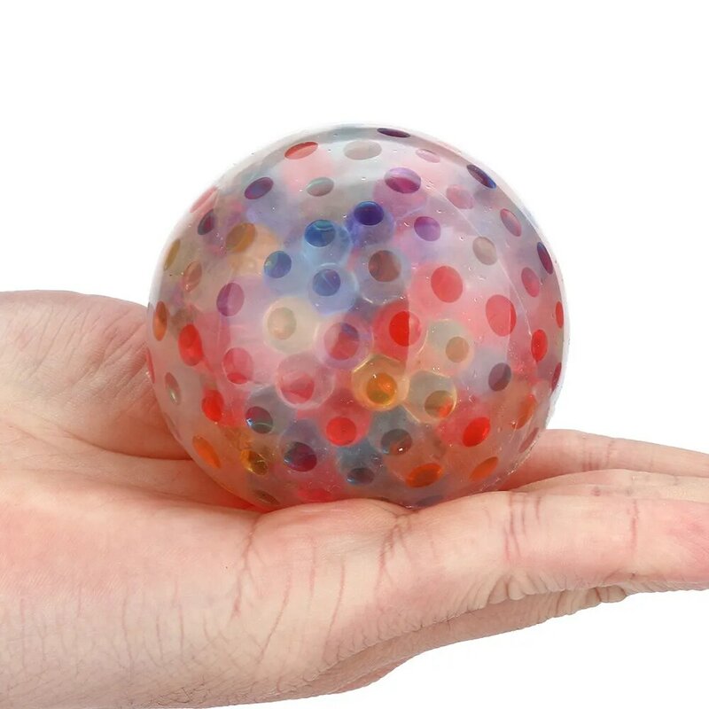 Squishy Toy For Baby Squeeze ball toy Spongy Rainbow Ball Toy Squeezable Stress Toy Stress Relief Ball For Fun