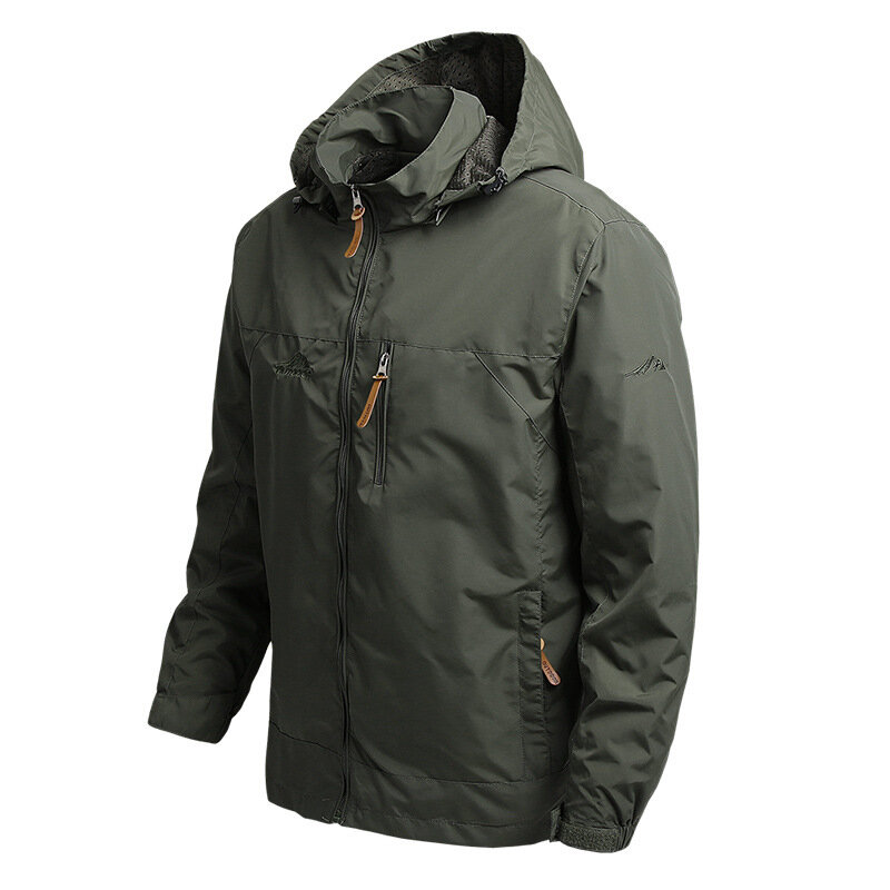 Мужская Весенняя флисовая куртка, осенняя уличная тактическая куртка-бомбер, ветровка, мужские куртки с капюшоном в стиле хип-хоп, ветрозащитные пальто