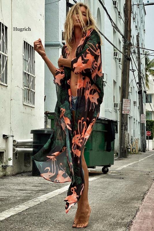 2021 пикантный полосатый шифоновый купальный костюм в стиле бохо, накидки, пляжная одежда, кимоно, платье для женщин, летний купальник, накидка