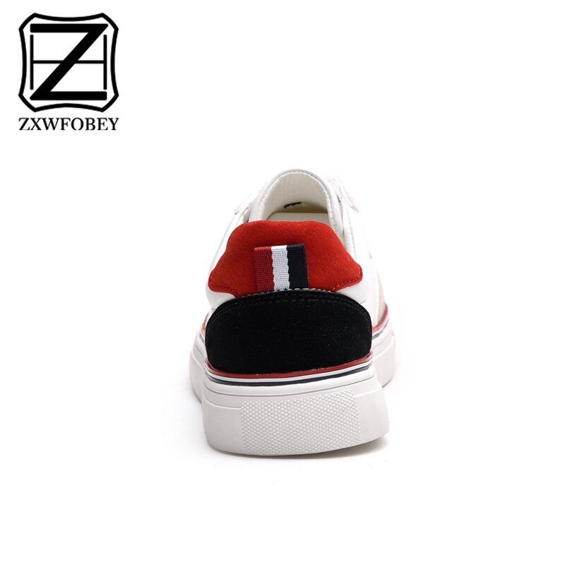ZXWFOBEY-حذاء تزلج من قماش الدنيم للرجال ، خفيف الوزن ، مسامي ، حذاء رياضي منخفض للتزلج ، كلاسيكي