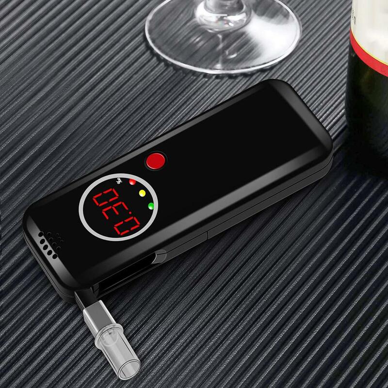 Car Alcohol Breath Tester alkomat Breathalyzer Analyzer Detector alcohol tester Breathalyser Device with Digital LCD
