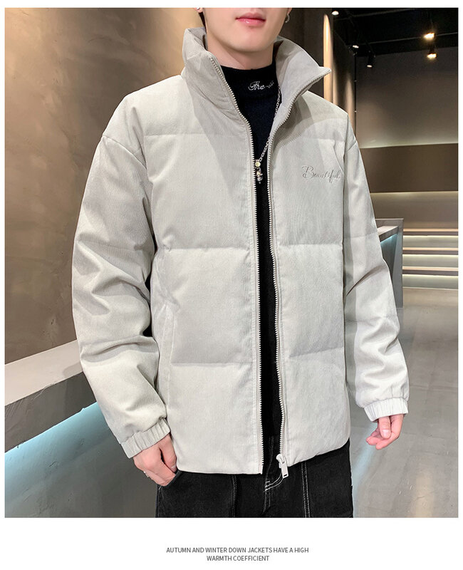Новинка 2021, зимняя мужская куртка на белом утином пуху, пальто, модные высококачественные мужские лыжные теплые пальто