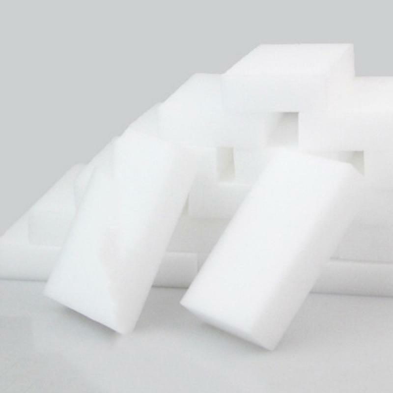 100*60*20mm 20 pièces blanc Nano mélamine éponge magique gomme pour cuisine salle de bain propre accessoire mousse tampon de nettoyage plat nettoyage