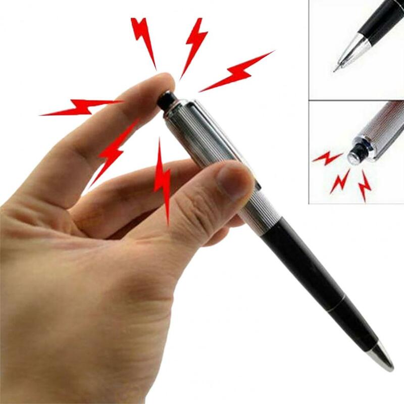 15 سنتيمتر لعبة القلم مضحك مثيرة للاهتمام مذهلة صدمة العملية نكتة اللعب المنزل مكتب تخزين أقلام كهربائية