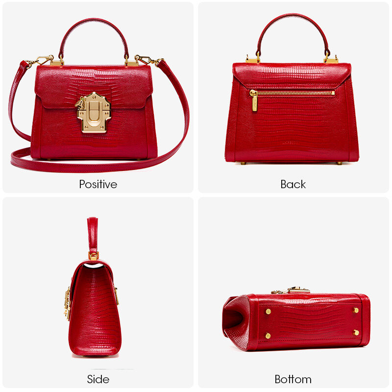LA FESTIN-Bolsa de ombro tiracolo feminina, bolsa de couro de luxo, design serpentina, bolsa mensageiro, bolsa clássica, nova, 2023