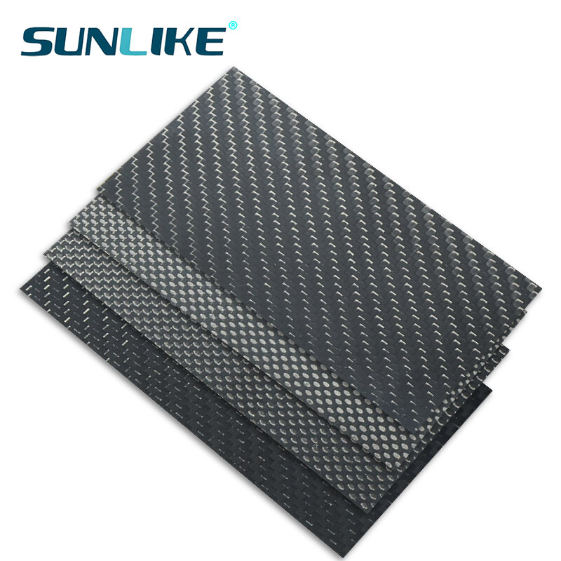 75*125 мм 3k глянцевый матовый саржевый лист из углеродного волокна пластина из углеродного волокна Панель из углеродного волокна толщиной 0,5, 1,1, 5,2,3,