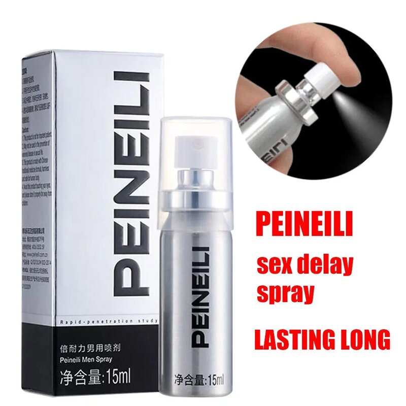 5 sztuk Peineili Spray opóźniający wytrysk dla mężczyzn mężczyzna zastosowanie na zewnętrz anty przedwczesny wytrysk przedłużyć 60 minut Sex powiększanie penisa