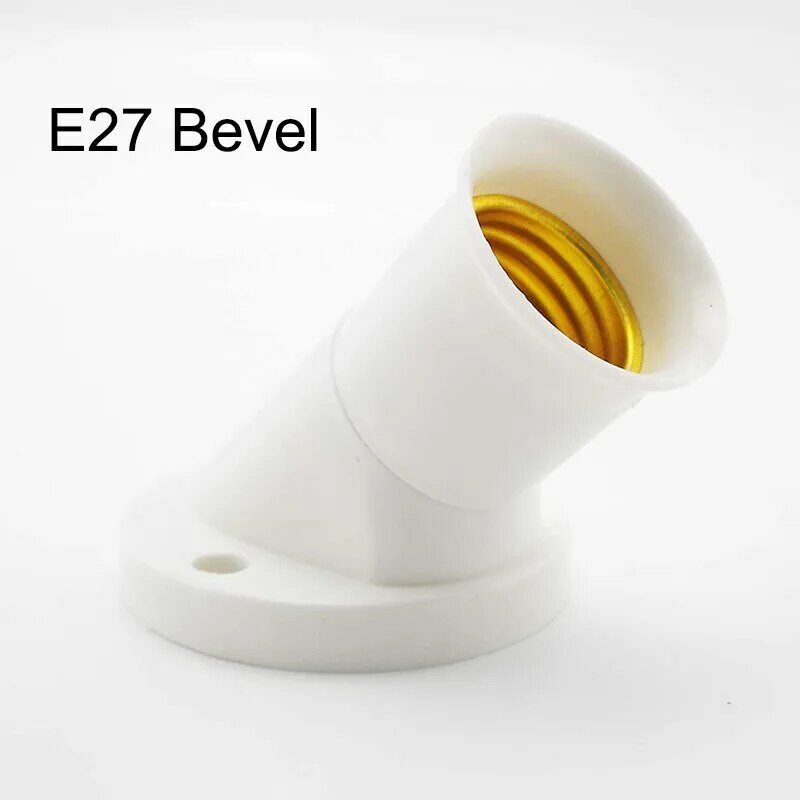 Винтовое основание лампы e27 B22, 1/5 шт., держатель для лампы, основание светильник пы e27, настенный держатель с вилкой переменного тока, адаптер, защелкивающийся держатель для лампы