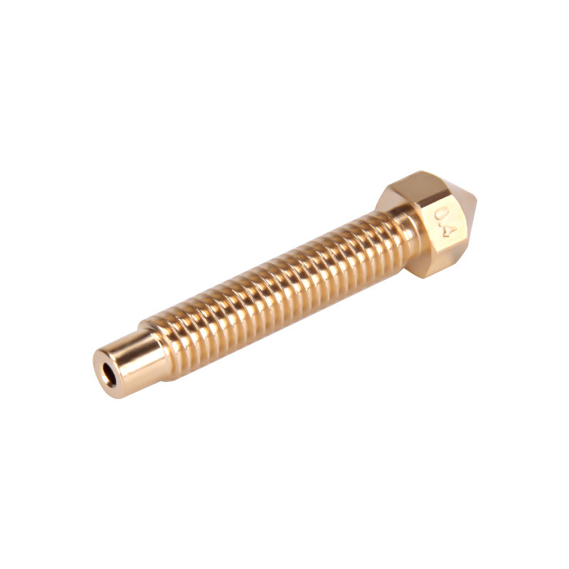3D Print Head Copper long Nozzle 40MM Lengthen Nozzle 0.4mm 0.8mm For 1.75mm / 3mm Filament M6*32 mm
