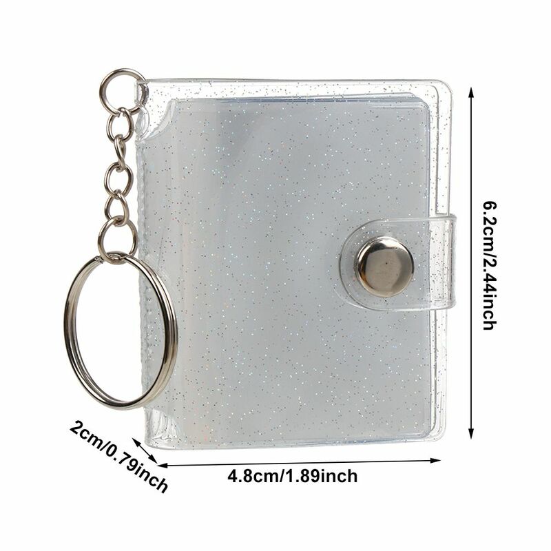 Porte-clés portable pour photos et cartes, mini album photo, accessoires JOAccessrespiration, 2 ", 1PC