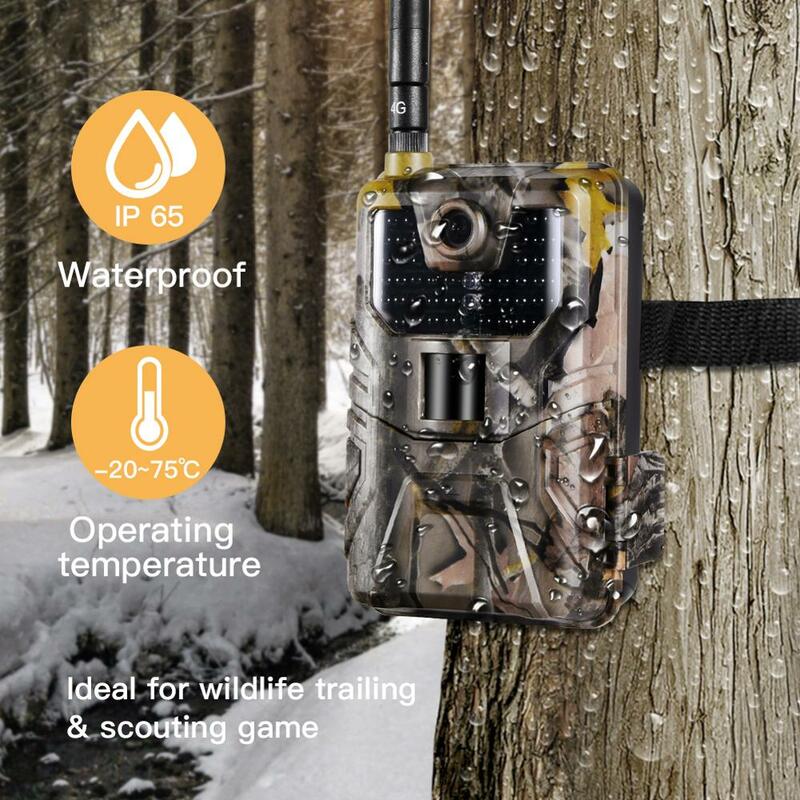 Live-Übertragung App Trail Kamera Cloud-Service 4g 30mp drahtlose Wildlife Jagd kameras hc900pro 0,3 s Nachtsicht