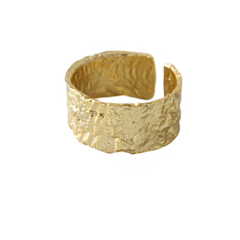 Superficie opaca Ellisse 925 anelli in argento sterling per le donne ridimensionabili handmade bague femme argent 925 accessori fine jewelry