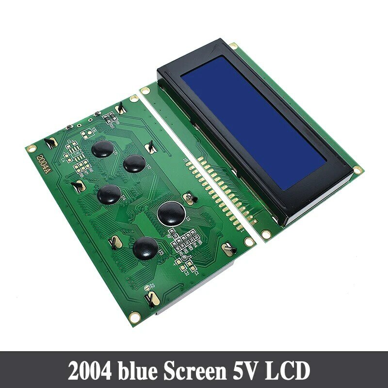 وحدة شاشة LCD ذات طابع أزرق وأخضر ، وحدة LCD1602 ، 1602 ، 2004 ، 12864 ، 16 × 2 ، 20 × 4 ، وحدة تحكم HD44780 ، ضوء أزرق أسود