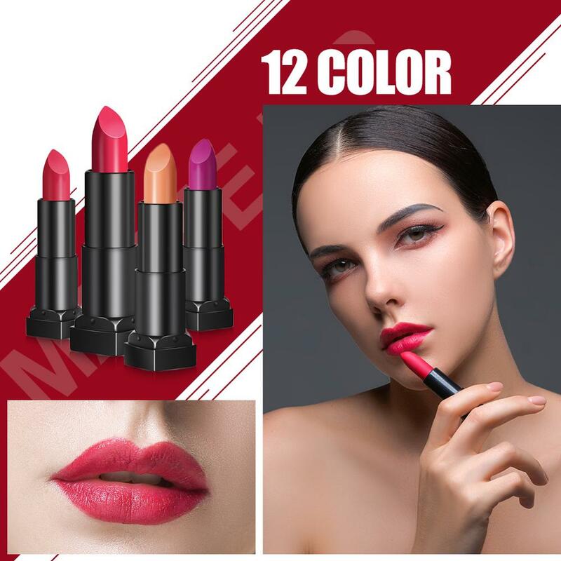 COSCELIA offres spéciales imperméable à l'eau mat velours brillant à lèvres rouge à lèvres baume à lèvres rouge à lèvres 12 couleurs femmes mode maquillage