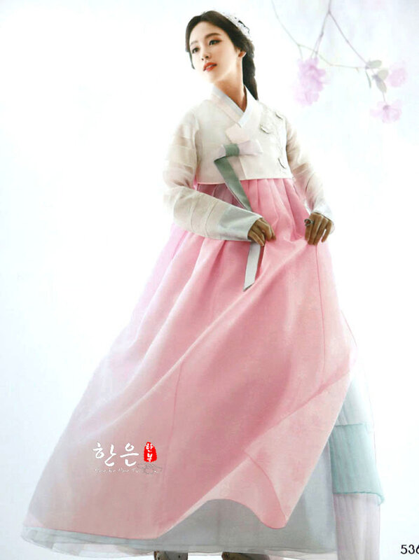 Hanbok de mariage importé de la Corée du Sud, dernière mariée, toast