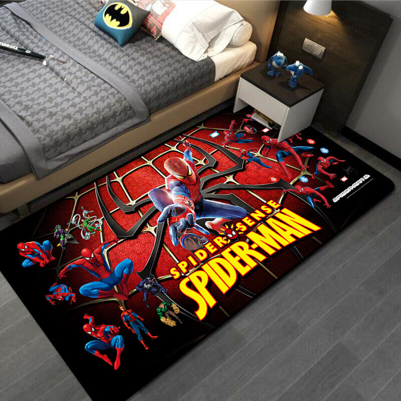 80x160cm Baby Play Mat Rugs for Boys Bedroom  Spiderman Carpet Floor Bedroom Doormat Non-slip Kitchen Mat