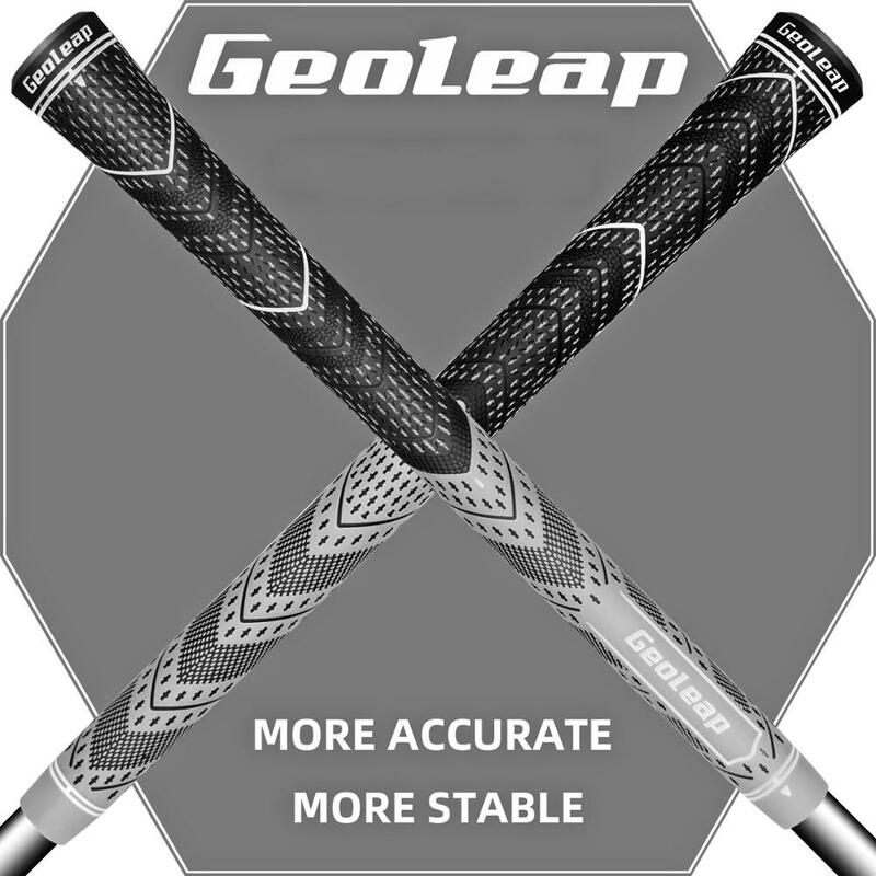 Geoleap ACE-S 골프 그립 10 개/몫, 하이브리드 골프 클럽 그립, 멀티 컴파운드, 표준, 8 색 옵션, 무료 배송