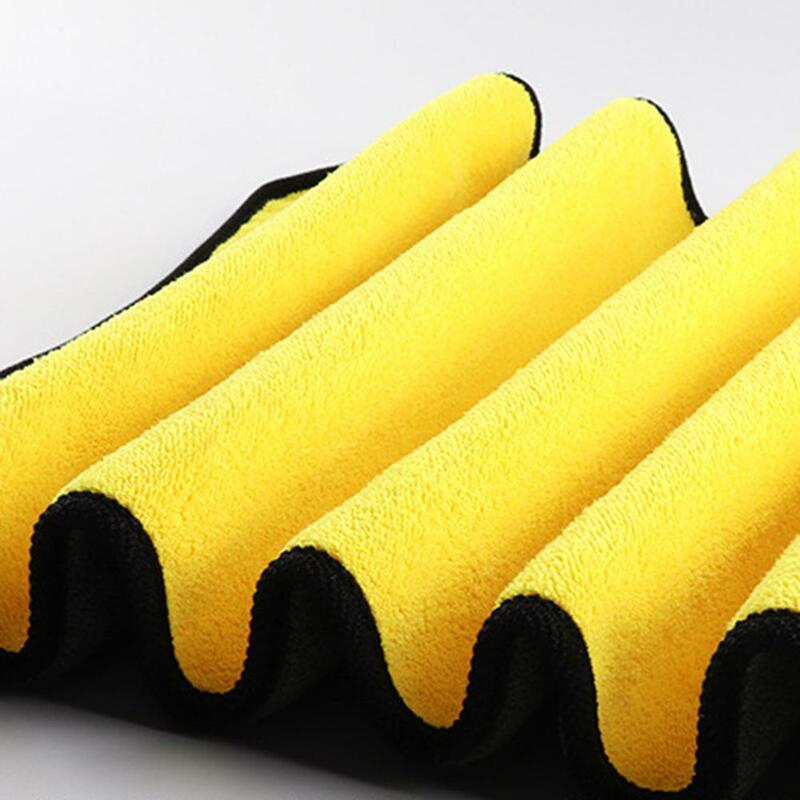 Asciugamano in microfibra assorbimento d'acqua dolce Auto veicolo lavaggio panno asciugamano cucina pulizia straccio strumento