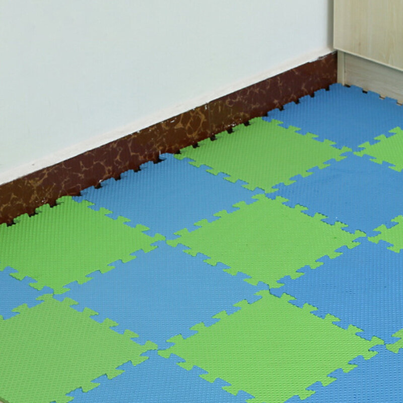 Tapete de eva modular para decoração de quarto infantil, tapete de chão antiderrapante com 30x30cm para jogos de quebra-cabeças, centro de jogos para crianças