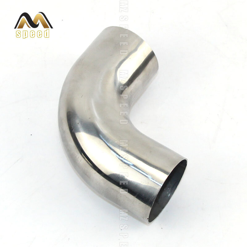 1PCS car accessories Automobile exhaust pipe muffler turns into stainless steel elbow 90 degree Angle pipe to reduce diameter