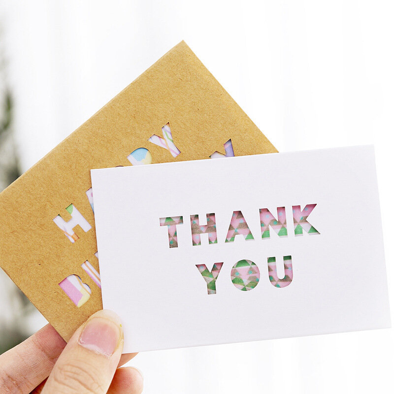 1 pudełko list kartkę z życzeniami karta z podziękowaniami Valentine wszystkiego najlepszego z okazji urodzin Christmas Party DIY Set