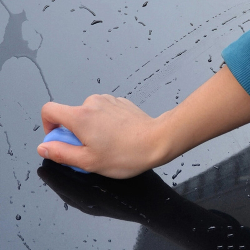Barra de arcilla mágica para limpieza de coche, herramienta para el cuidado de la arcilla, limpieza de detalles automáticos, lavado de lodos, lavado de barro, azul, 100g