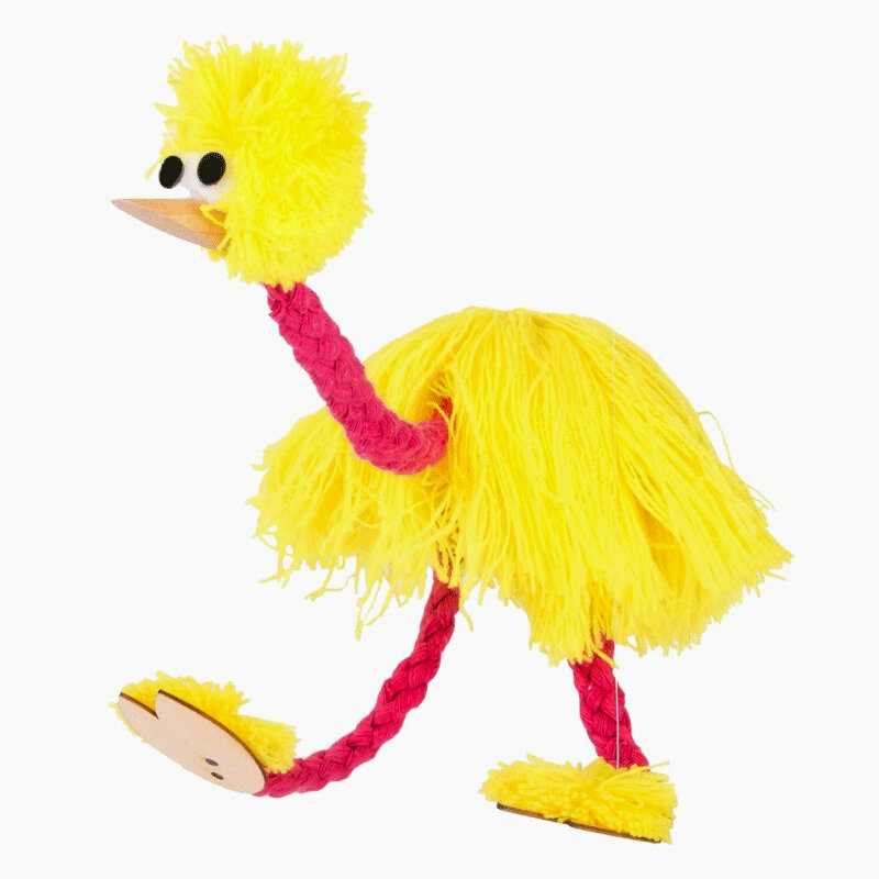 Creative Stress Reliever Puppet Ostrich Children Interactive Educational Toy Puzzle Magic Trick Stage Performance Puppet Show