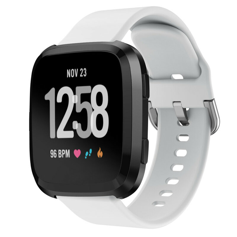 Pulseira de silicone para fitbit versa/versa 2/versa lite acessórios smartwatch pulseira de esporte macio para fitbit versa lite banda de pulso