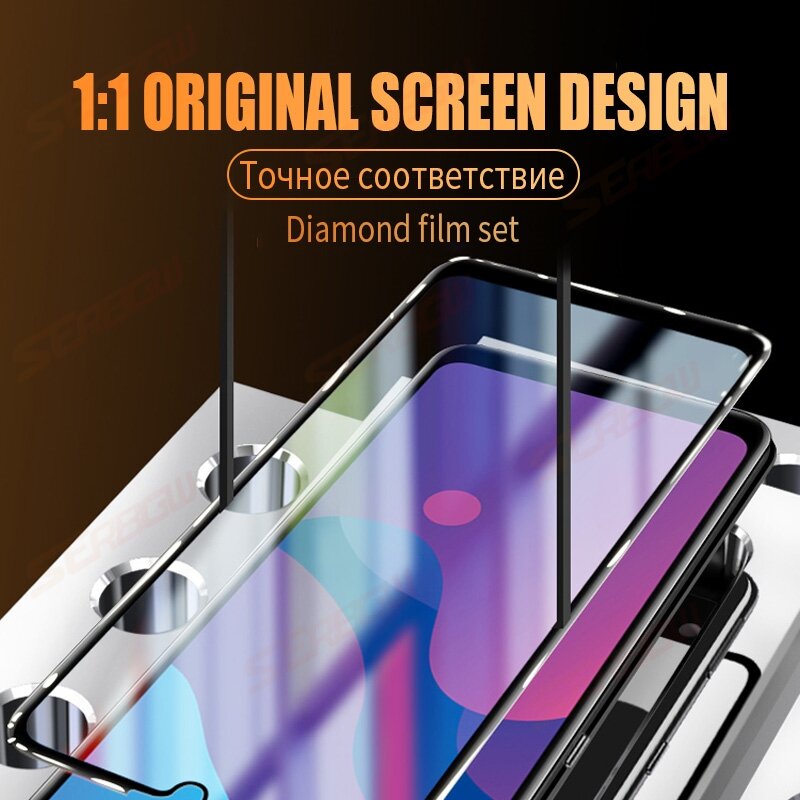 Vidrio Templado completo 9D para Huawei honor 9A 9C 9S 9X 8A 8C 8S 8X, Protector de pantalla Honor 9i 10i 20i 20S, película protectora de vidrio