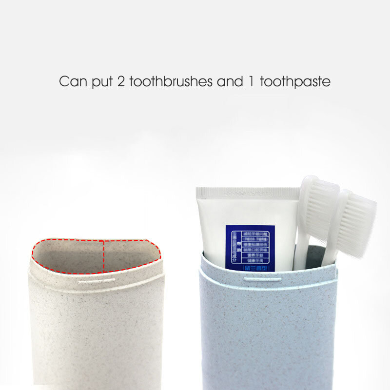 Funda grande para tubo de cepillo de dientes, tapa de plástico, soporte para maleta, organizador portátil de equipaje, accesorios de viaje