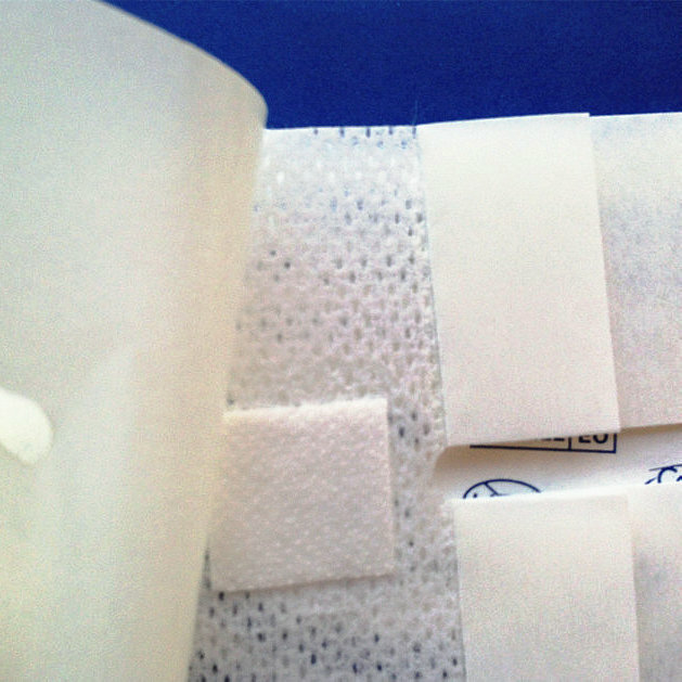 Almohadilla quirúrgica en forma de U para vendaje de heridas, 1 unidad, 6x8cm, 6x7cm, hoja de filtro desechable no tejida