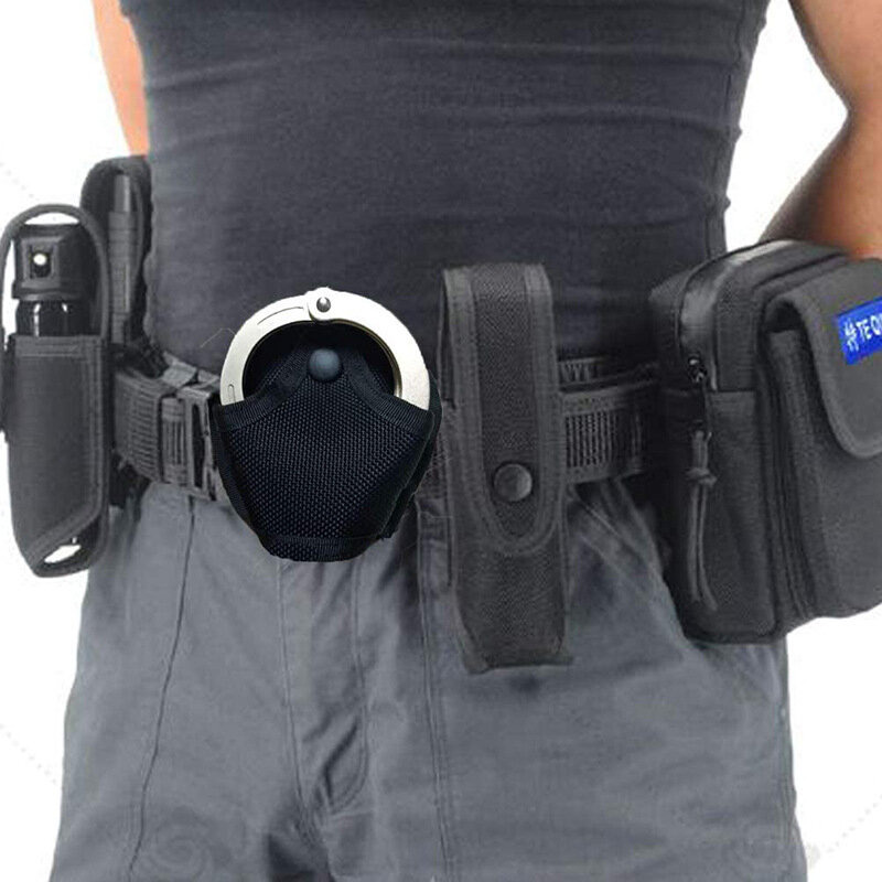 Universal Tactical Waist Pockets Handcuff Holder Bag Cover Outdoor Sport Quick Pull Bag Handcuff Case Pouch Tactical Accessories