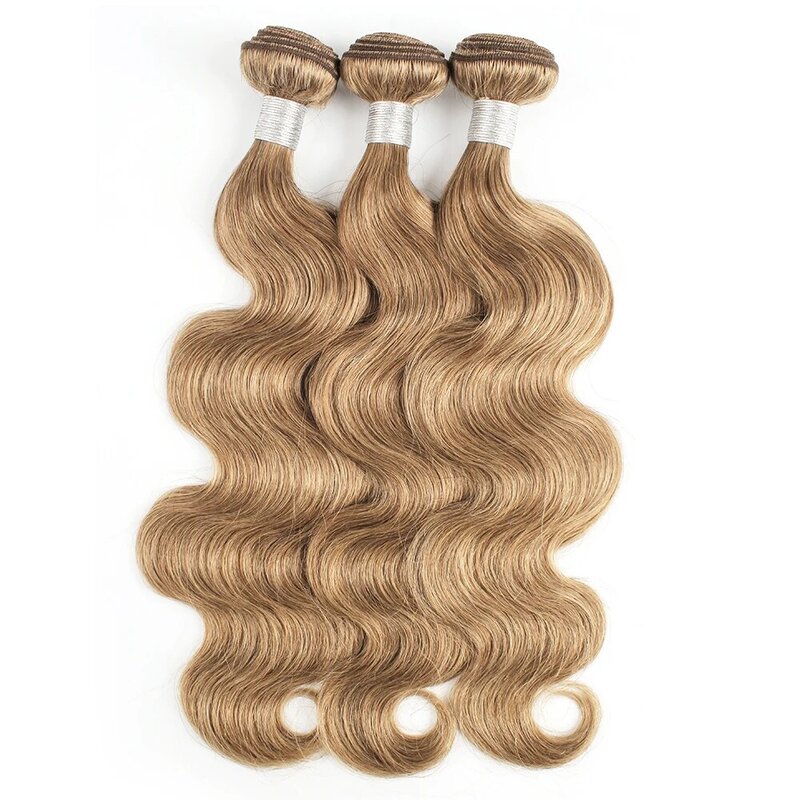 Kisshair #8 объемная волна средние каштановые волосы пряди пепельный блондин 16-24 дюймов предварительно окрашенные волосы remy бразильские человеческие волосы для наращивания